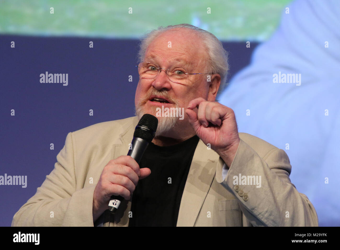 Colin Baker medico che #6 (Medico), Fedcon 24, Duesseldorf, 22.05.2015 Foto Stock