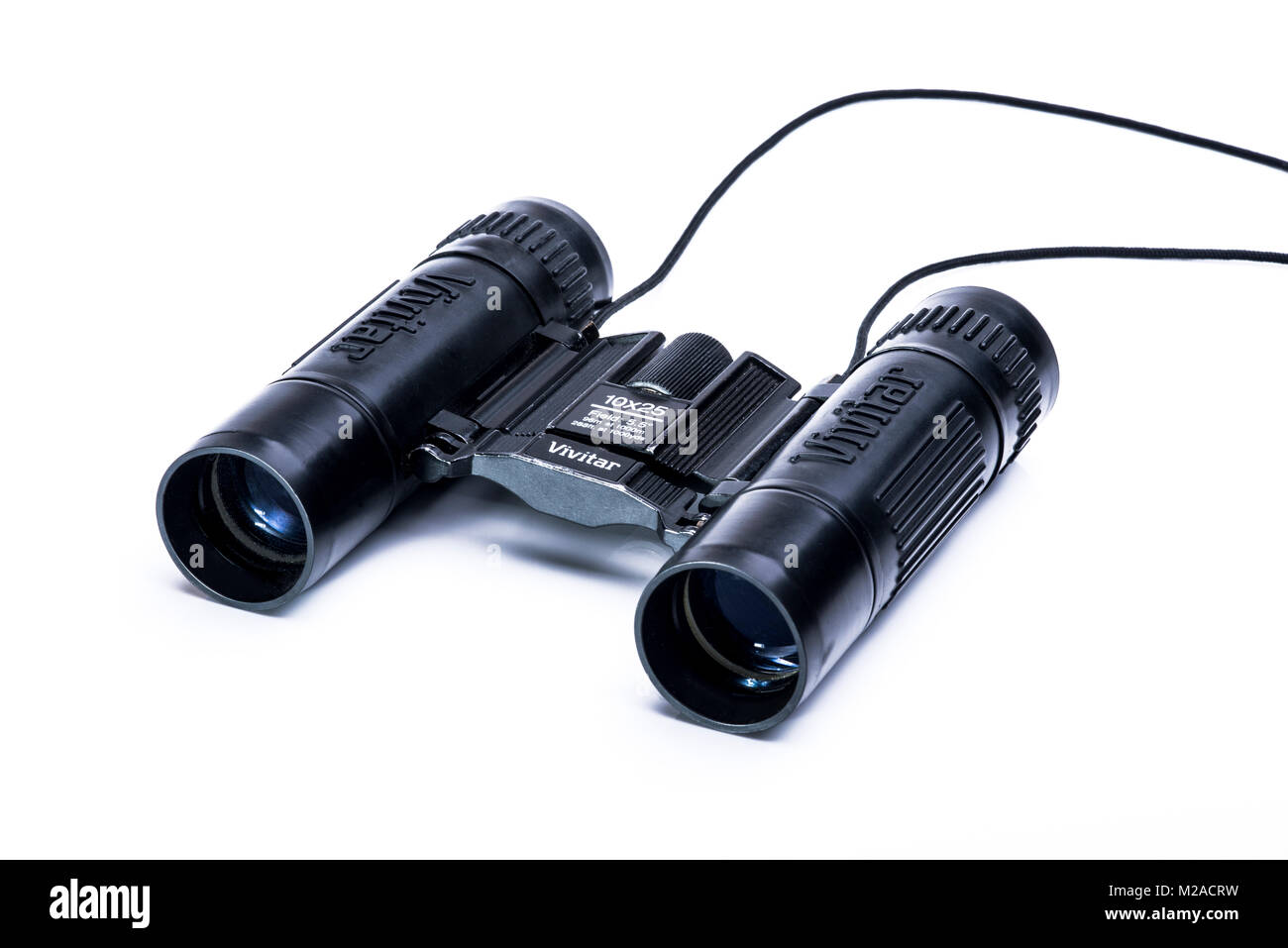 Coppia di retro Vivitar binocolo compatto. Foto Stock