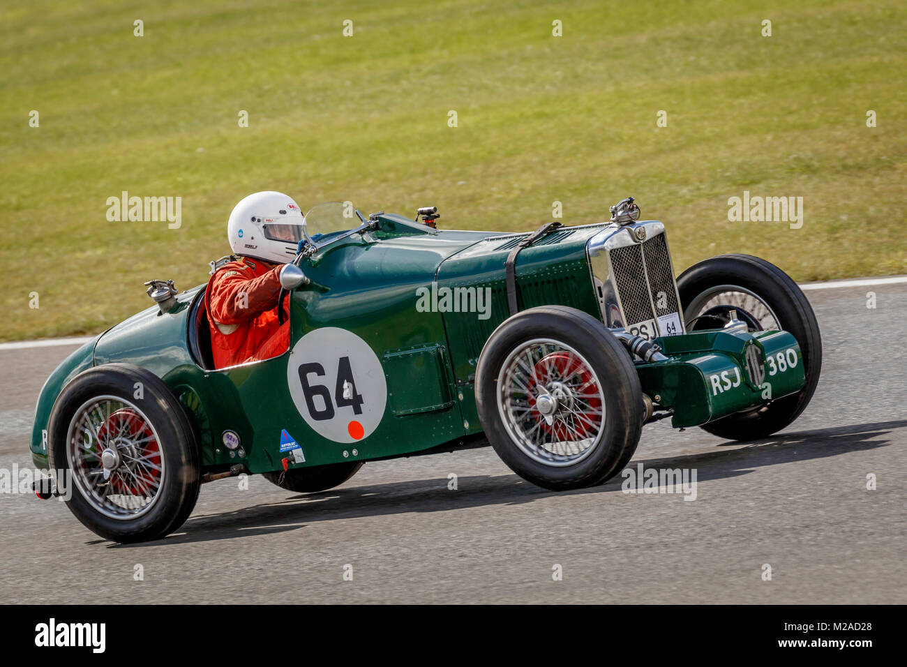 1934 mg di PA con driver Harry pittore alla 2017 Formula Vintage incontro, Snetterton, Norfolk, Regno Unito. Foto Stock