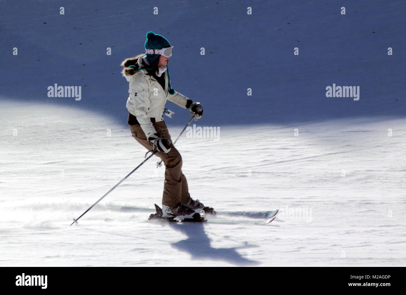 A Breckenridge Colorado - Dicembre 26, 2011: media stagione a sciare a Breckenridge ski resort. Foto Stock