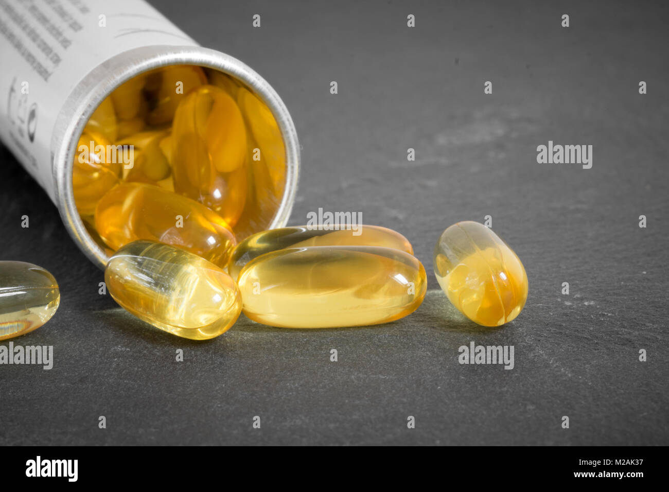 Capsule pillole closeup Foto Stock