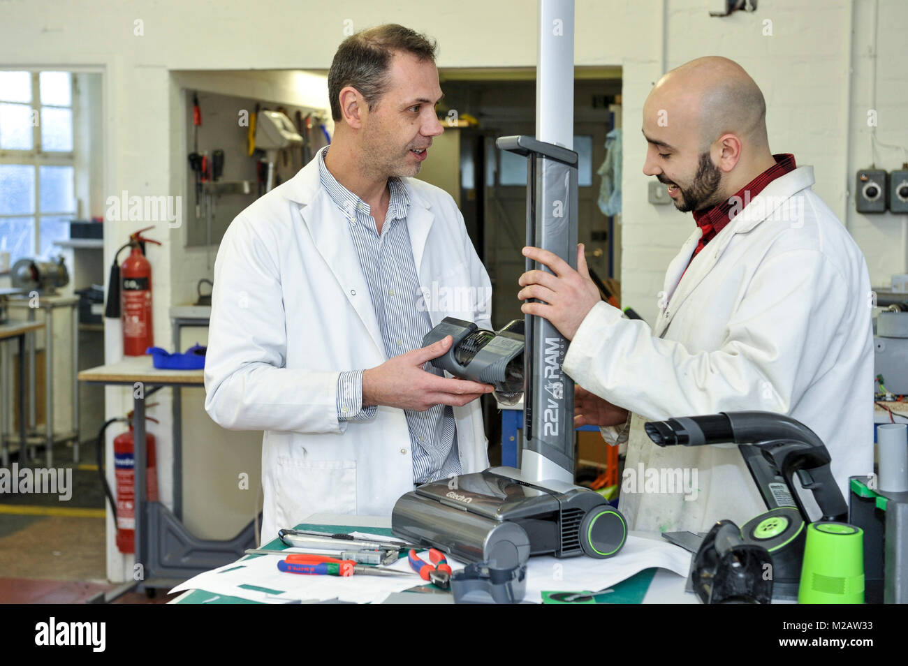 Nick grigio ideatore e fondatore di Gtech, grigi Tecnology Ltd. È una società britannica indipendente di Design e Manufacturing Company di cordless apparecchio domestico Foto Stock