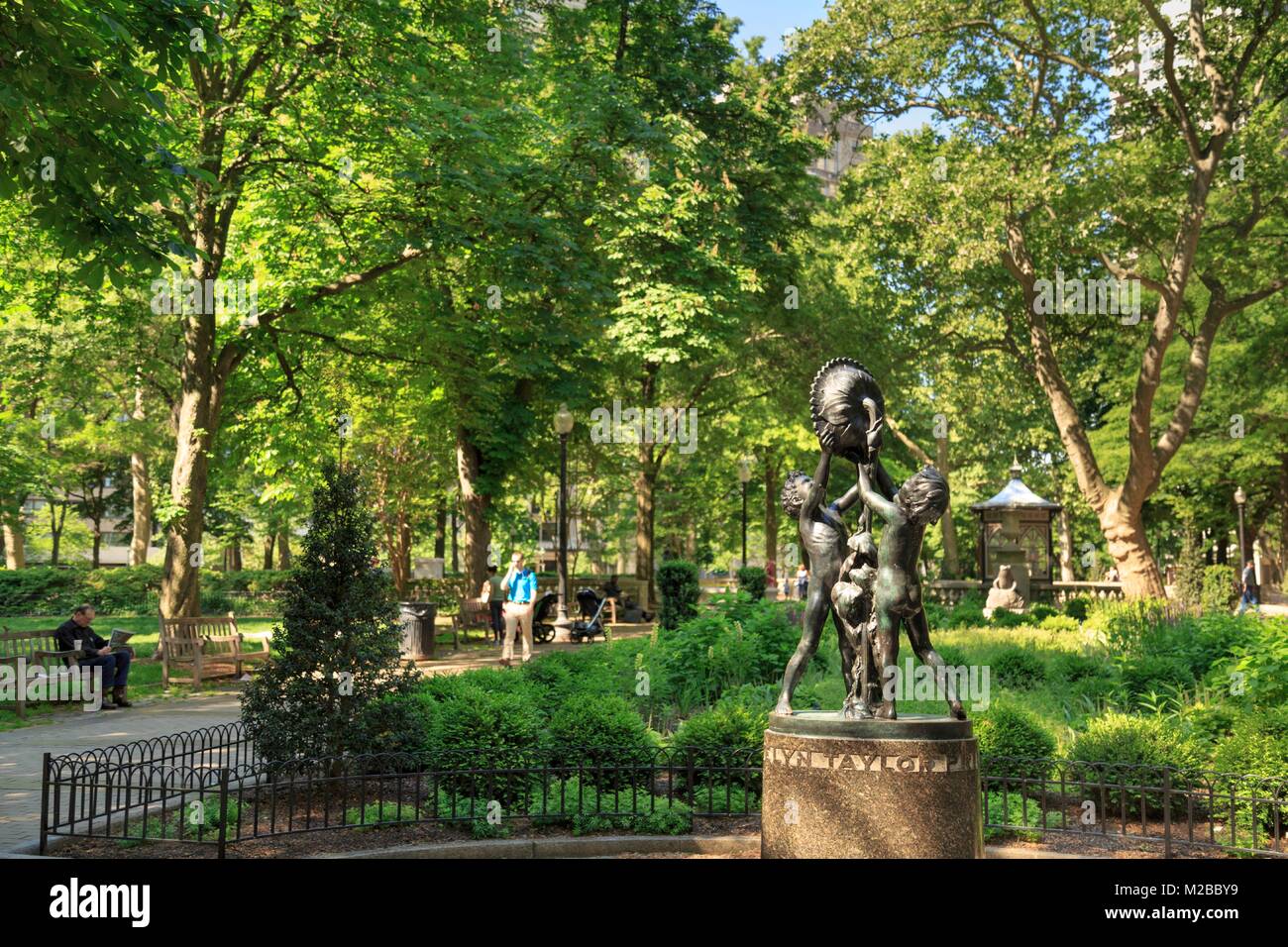 Rittenhouse Square Foto Stock