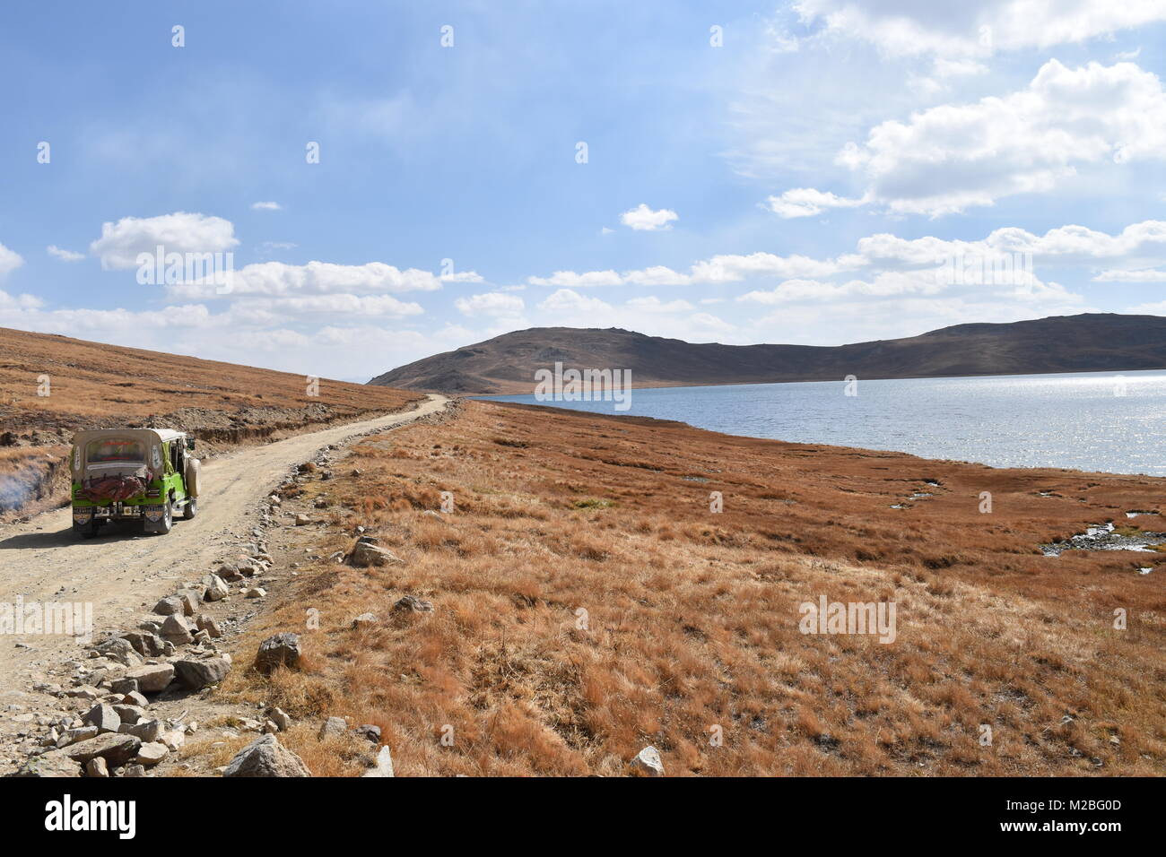 Sheosar Lake Foto Stock