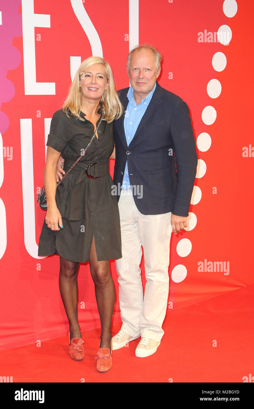 Axel Milberg mit Ehefrau Judith Foto Stock