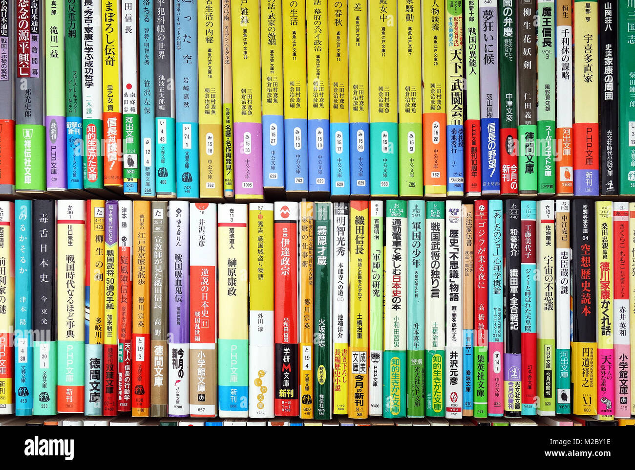 Libri giapponesi in una libreria Foto Stock