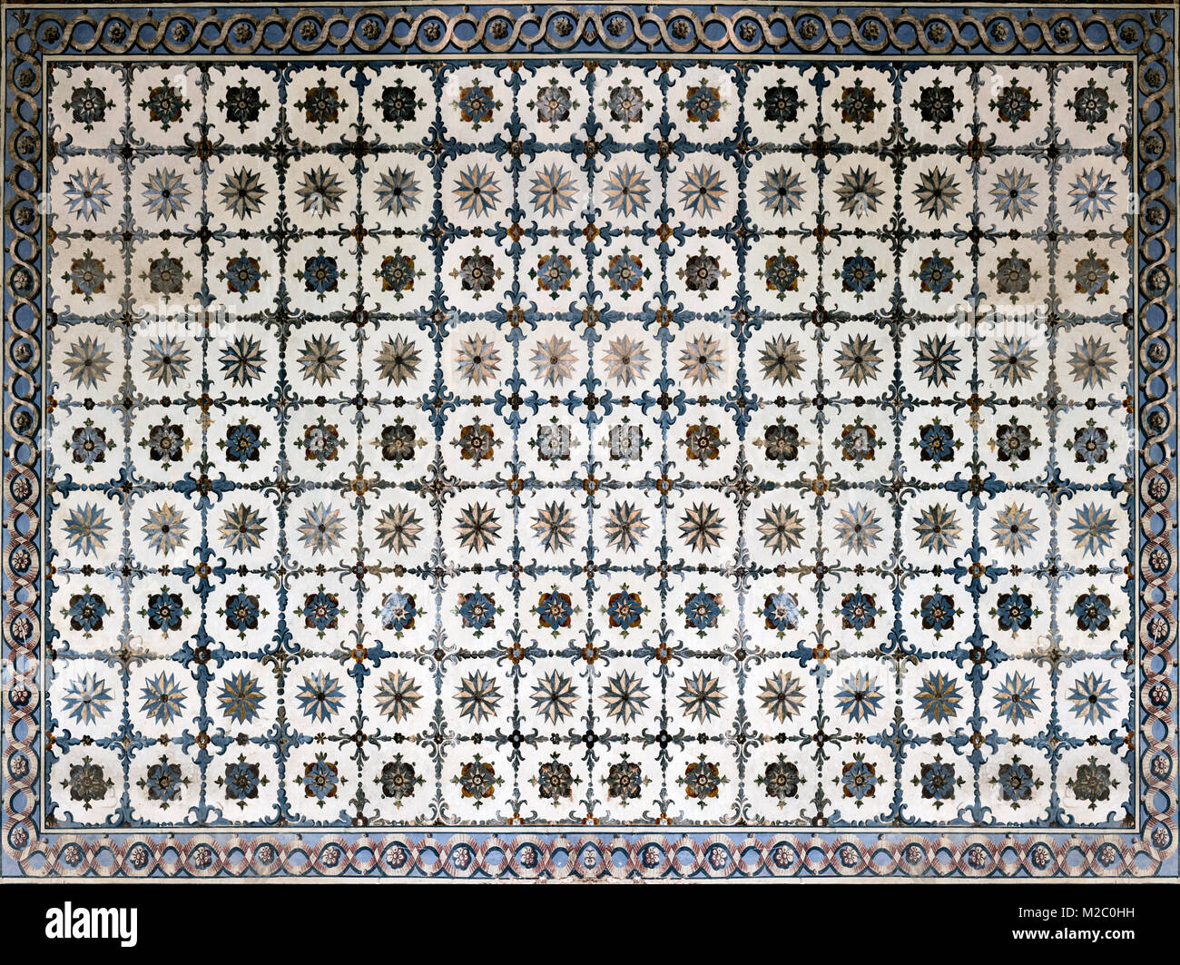 Close-up di tilework Istanbul, Turchia Foto Stock