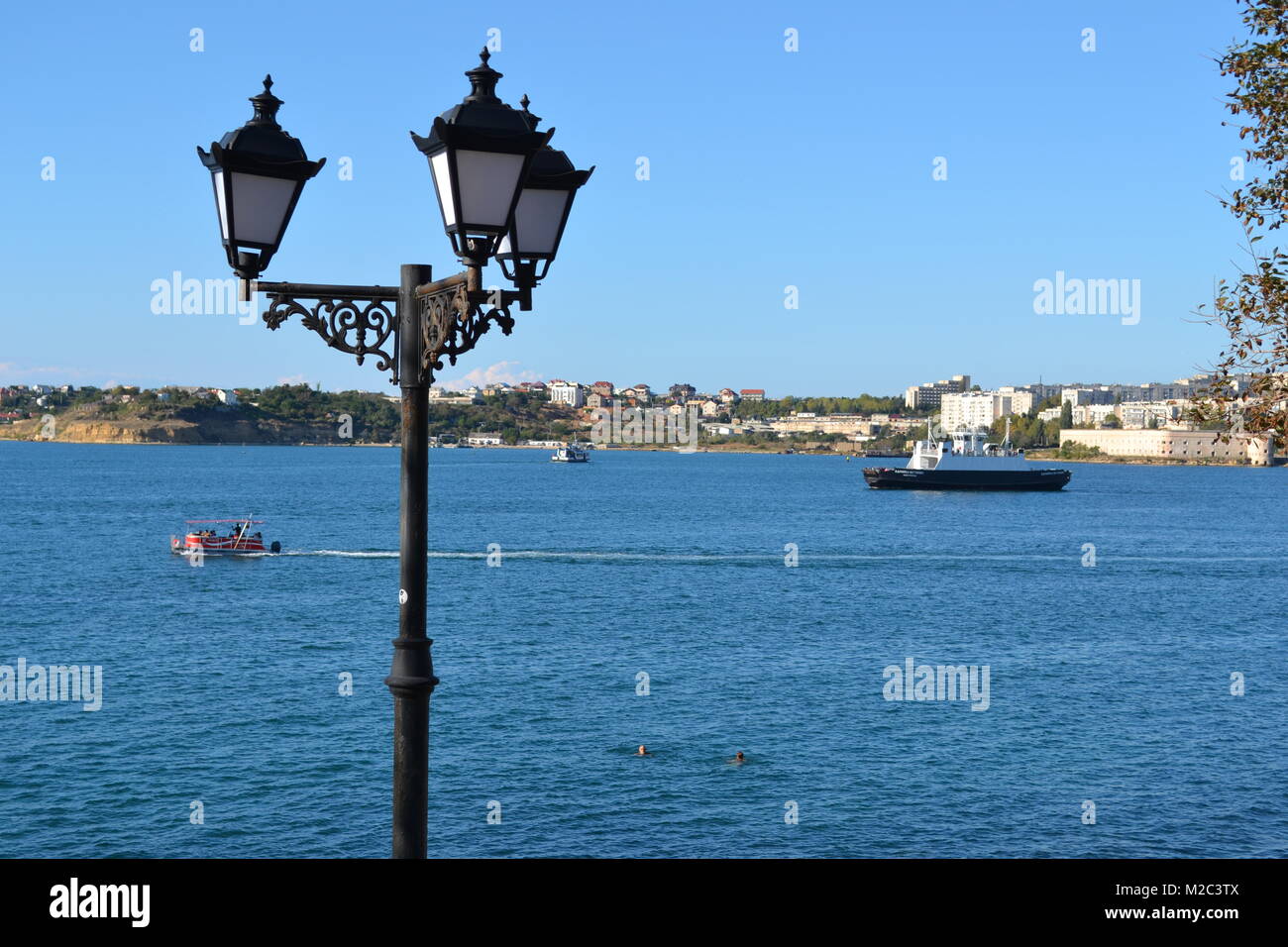 Bay a Sevastopol, Crimea Foto Stock