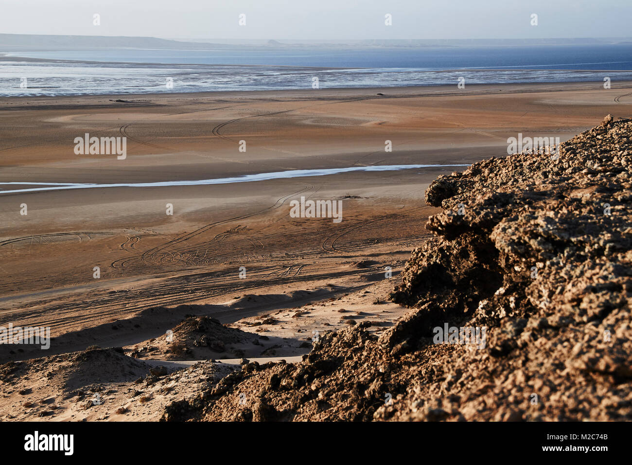 Acqua nel deserto Foto Stock