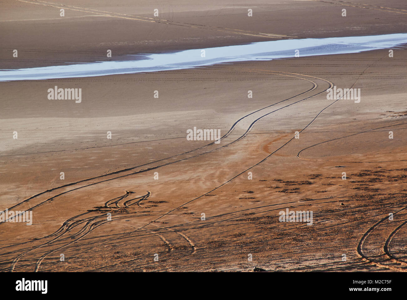 Acqua nel deserto Foto Stock