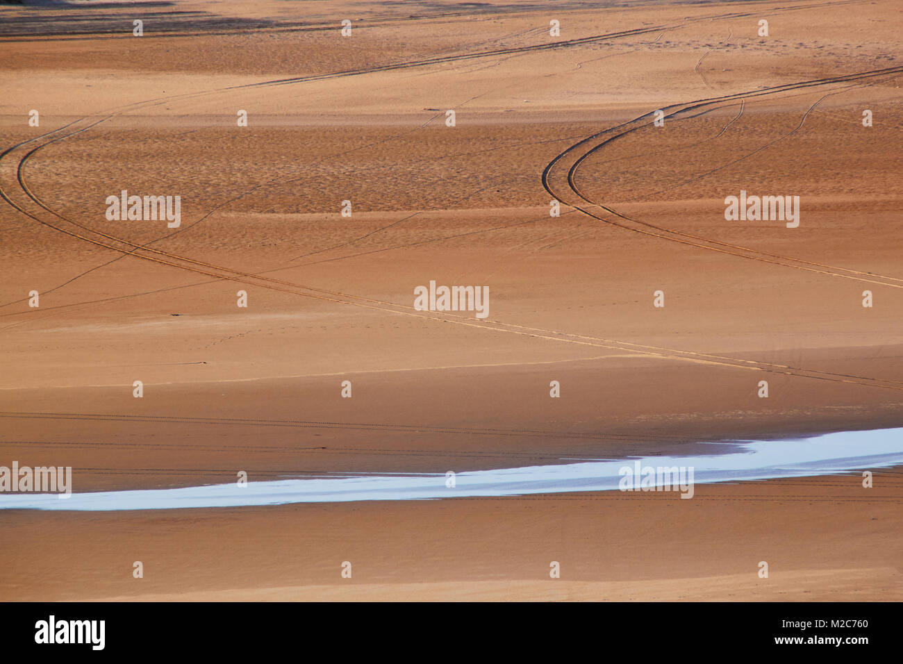 Acqua nel deserto Foto Stock