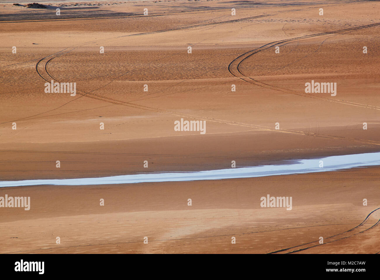 Acqua nel deserto Foto Stock