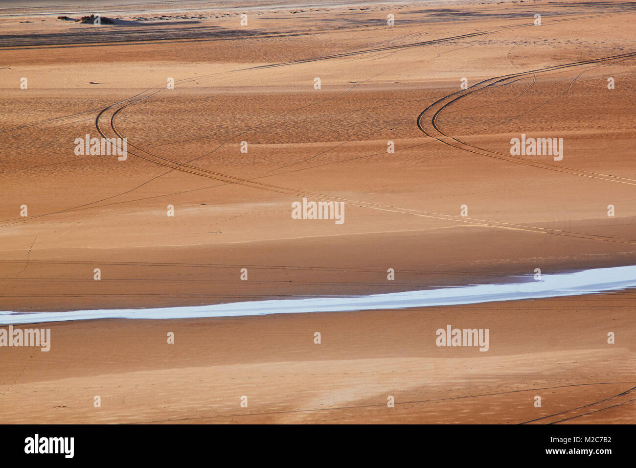 Acqua nel deserto Foto Stock