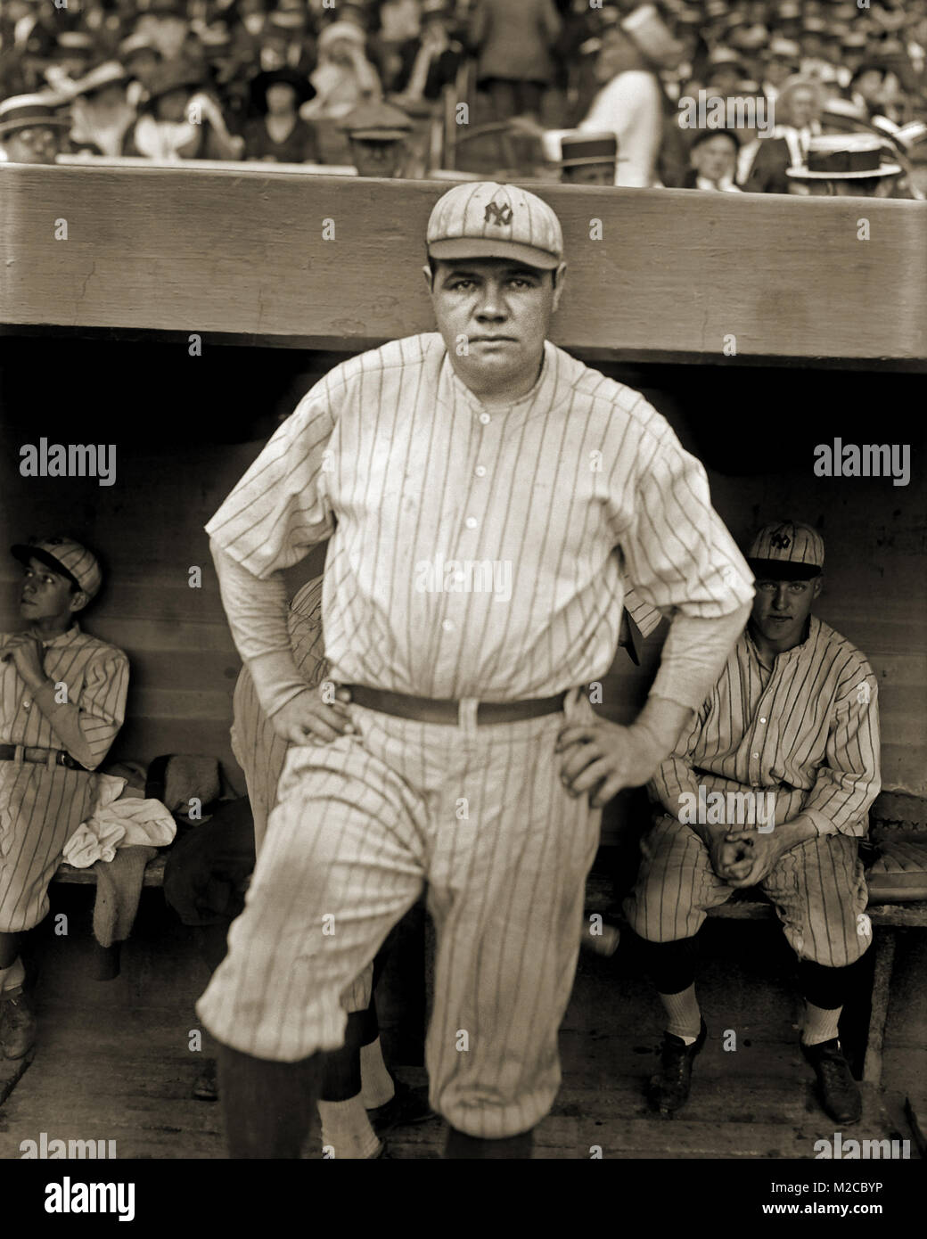 Babe Ruth.fotografia dal George Grantham Bain Collection Foto Stock