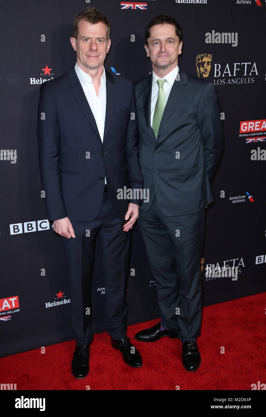Celebrità frequentare BAFTA Los Angeles Tea Party 2018 al Four Season di Los Angeles a Beverly Hills. Dotato di: Graham Broadbent, Peter Czernin dove: Los Angeles, California, Stati Uniti quando: 06 Gen 2018 Credit: Brian A/WENN.com Foto Stock