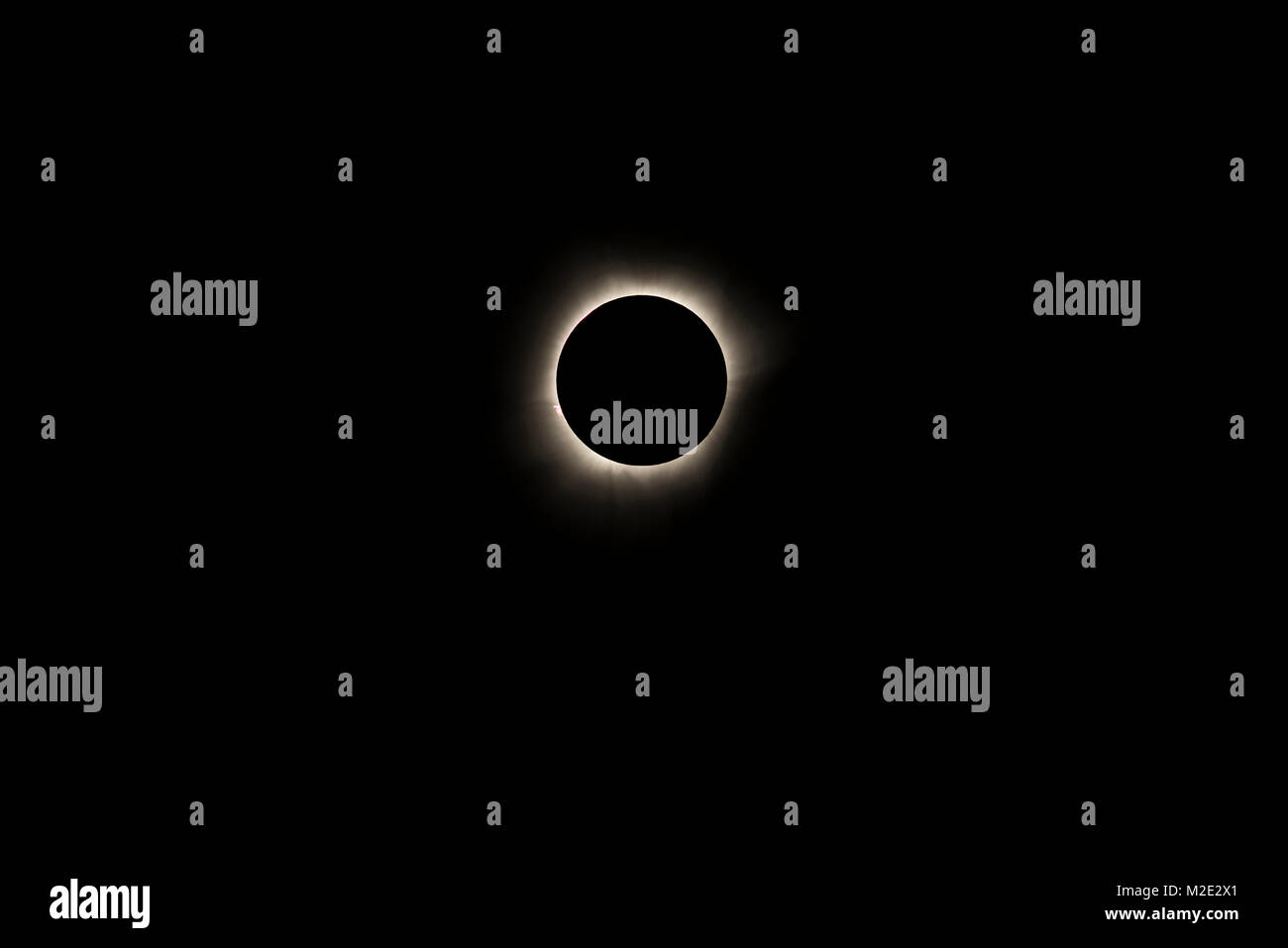 Eclissi lunare totale Foto Stock