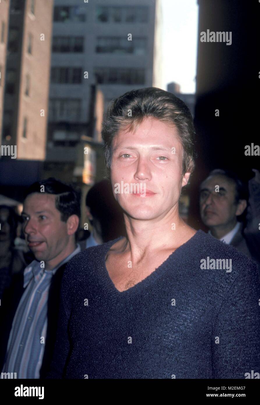 Christopher Walken fotografato nel 1981. © Credit: RTMcbride /MediaPunch Foto Stock