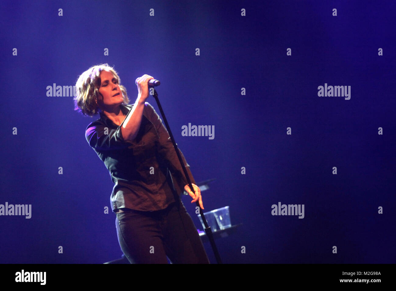 Die britische Sängerin Alison Moyet spielt am Samstag (21.09.2013) im Capitol Offenbach. +++ 3S foto / Foto: Sven-Sebastian Sajak Foto Stock