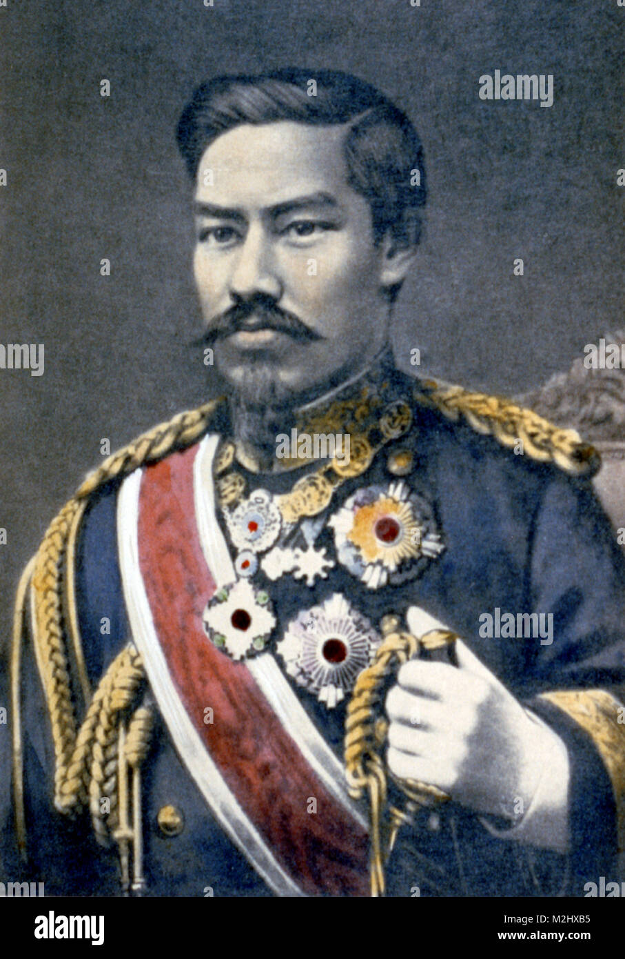 Meiji il grande imperatore del Giappone Foto Stock