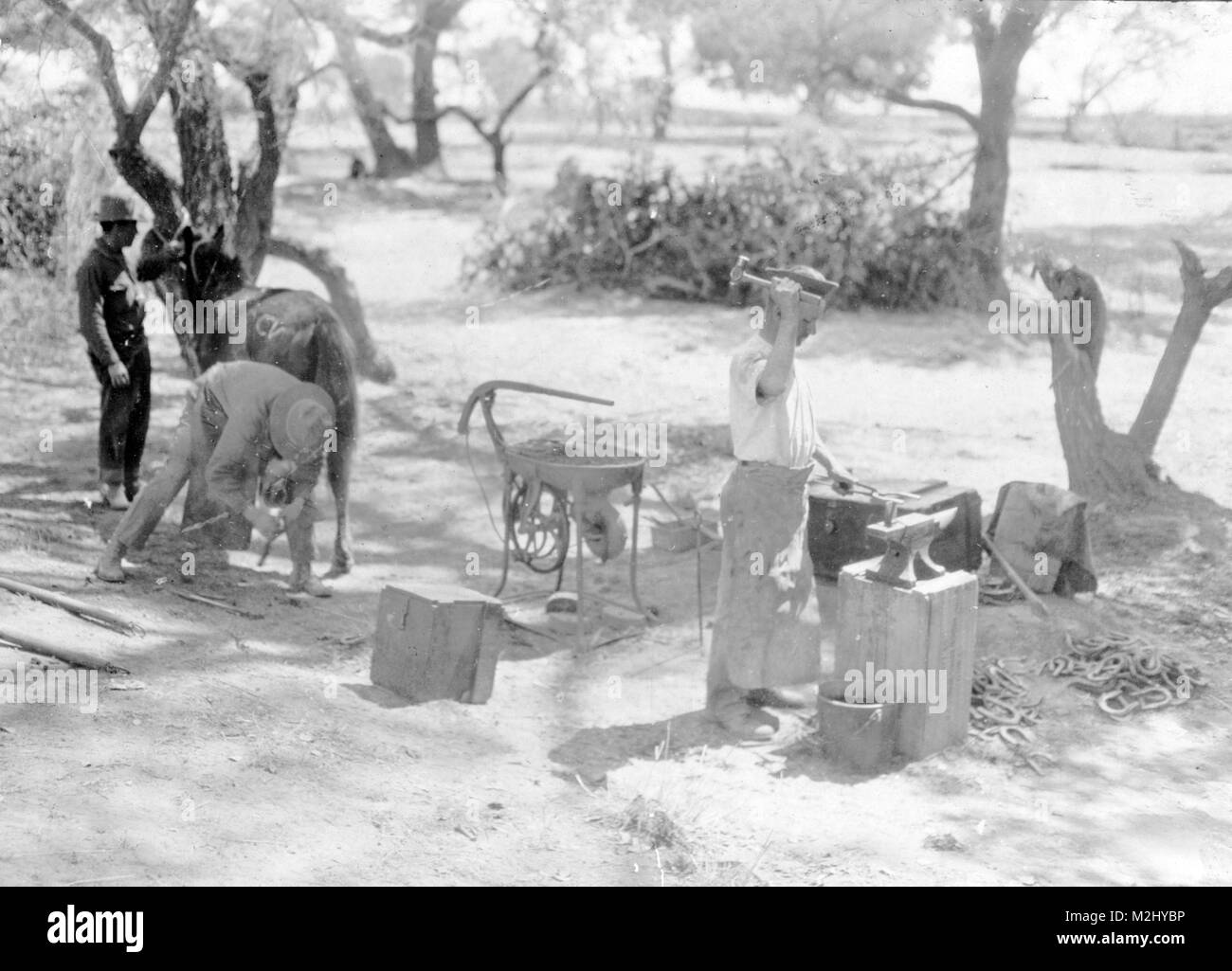 Pancho Villa Expedition, quartier generale dell esercito del fabbro, 1916 Foto Stock