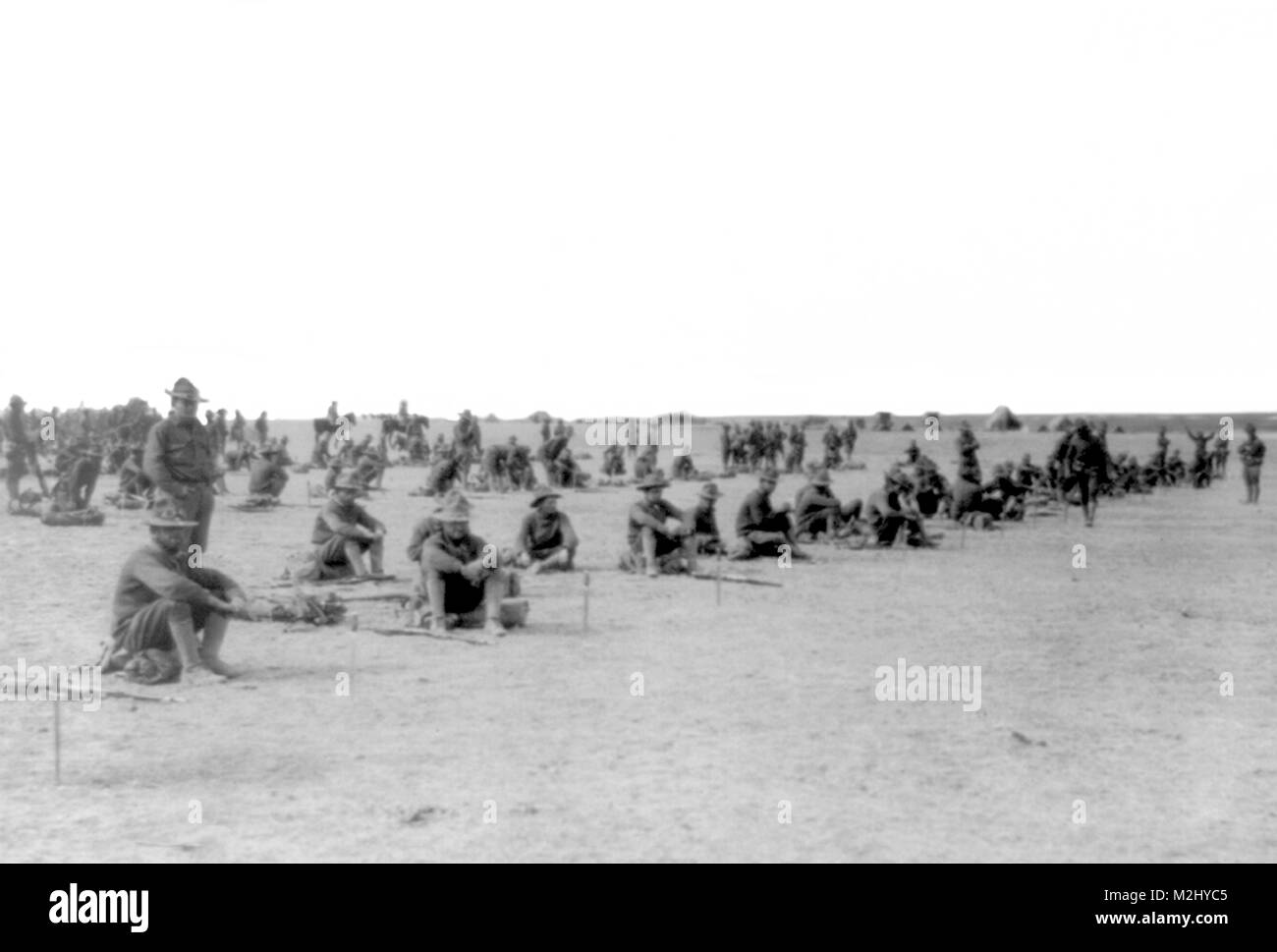 Pancho Villa Expedition, 6° Fanteria, 1916 Foto Stock