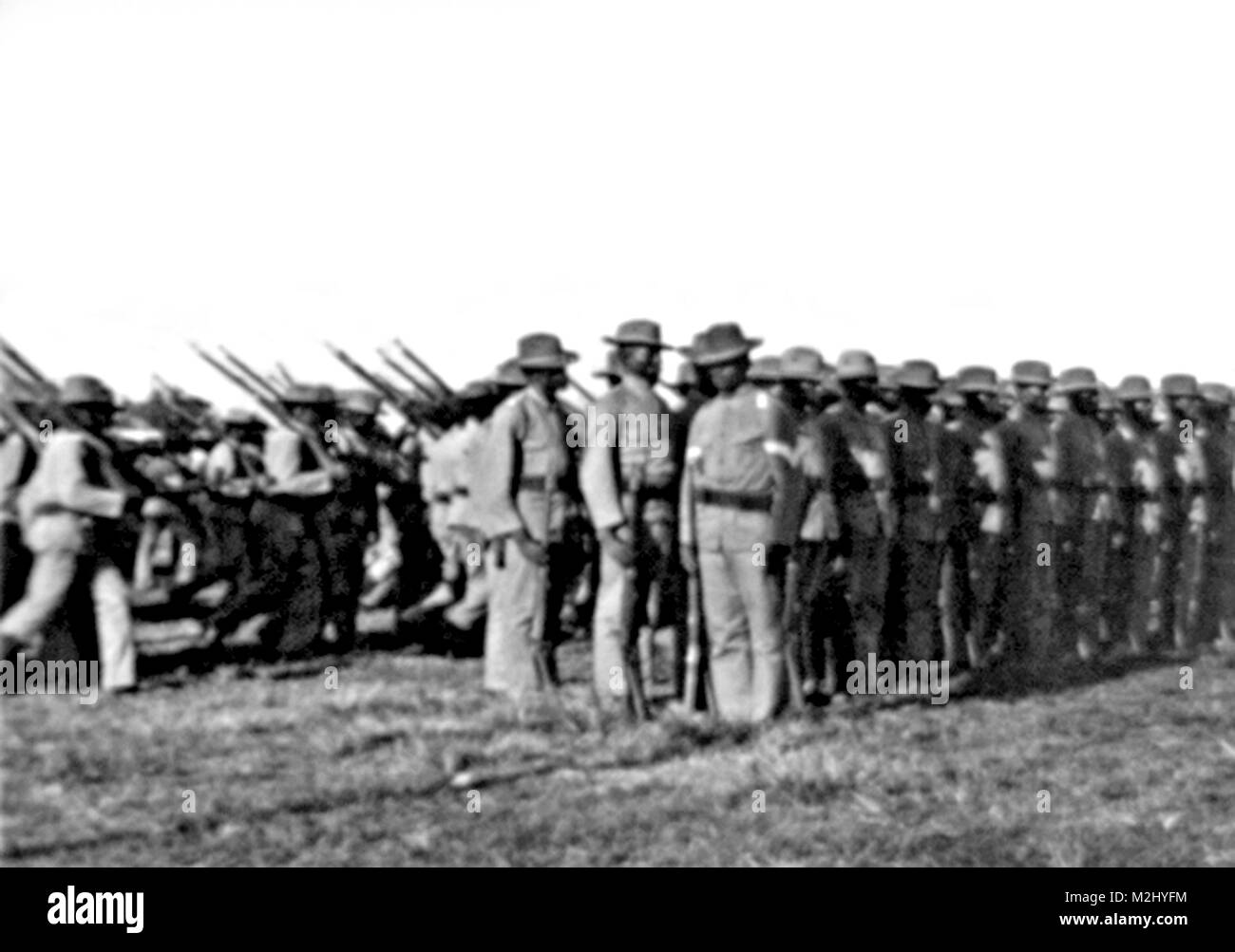 Philippine-American guerra soldati di Buffalo, 1902 Foto Stock