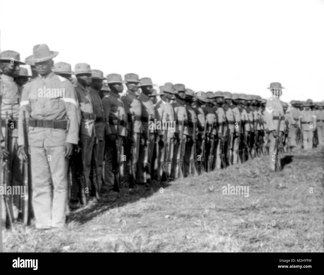 Philippine-American guerra soldati di Buffalo, 1902 Foto Stock
