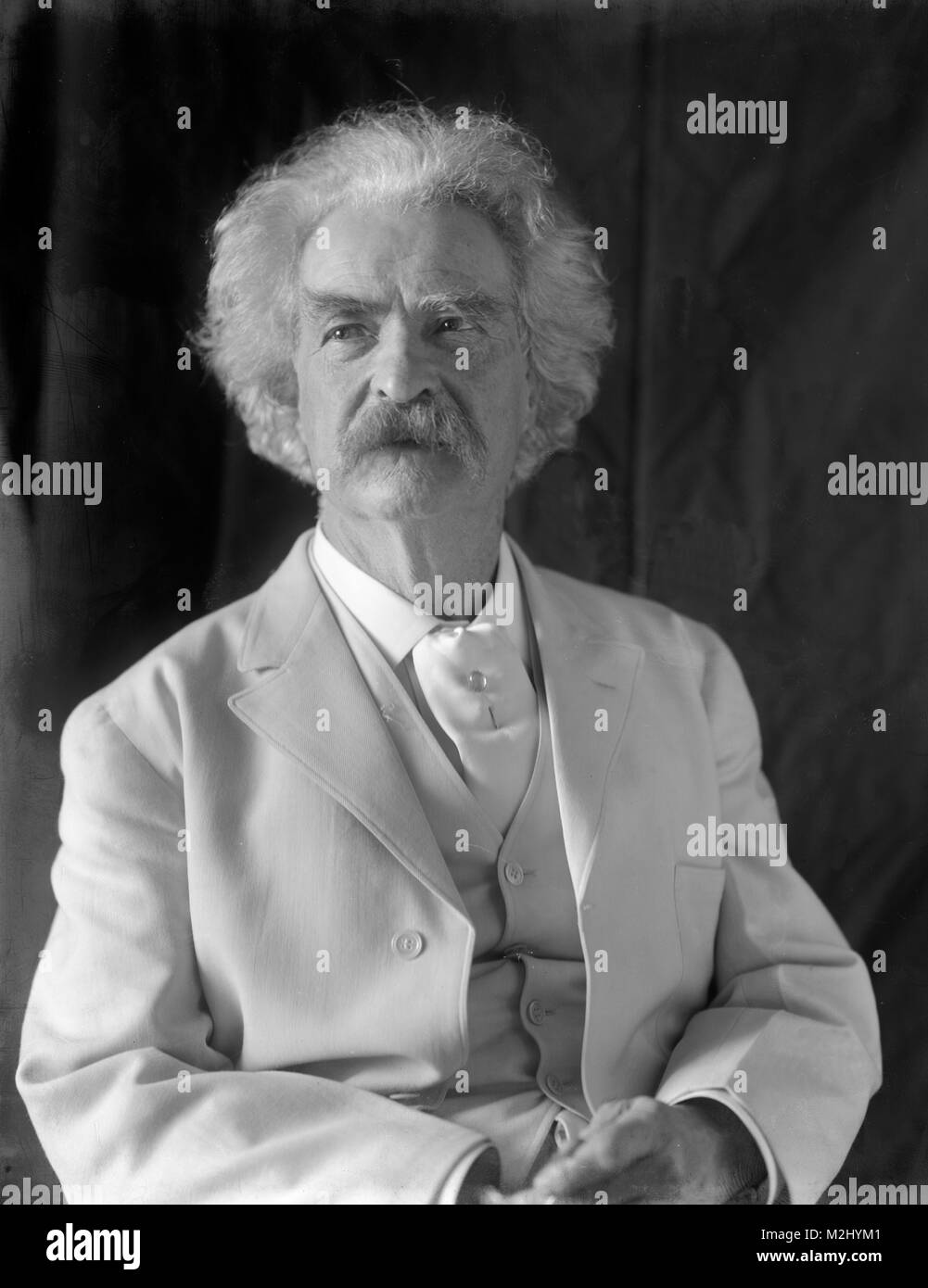 Mark Twain, autore americano e umorista Foto Stock