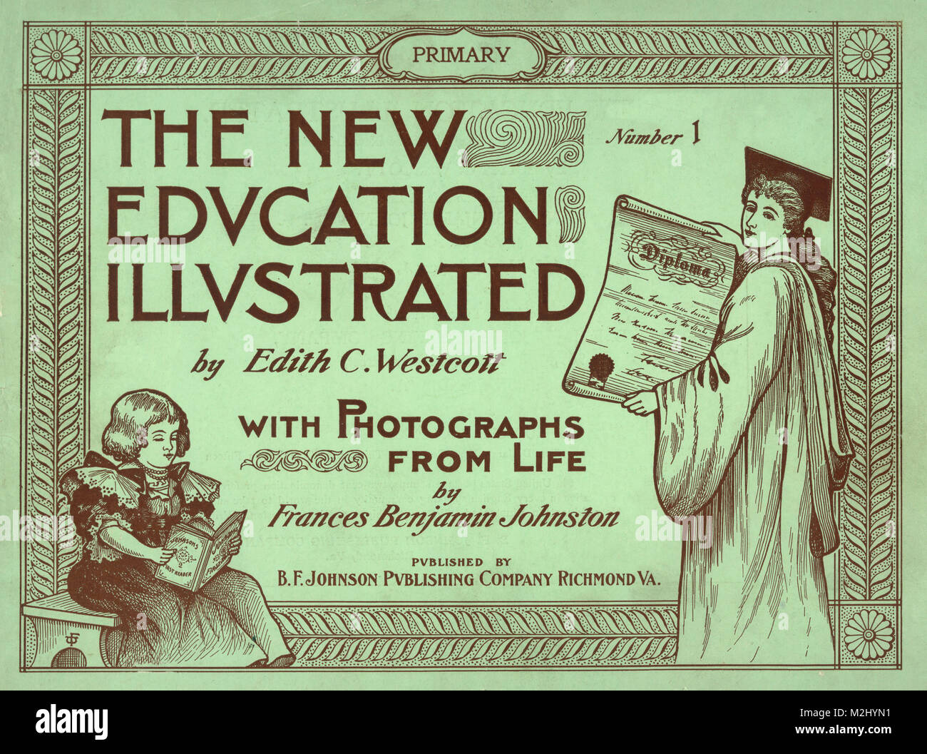 Nuova istruzione primaria illustrata, 1900 Foto Stock