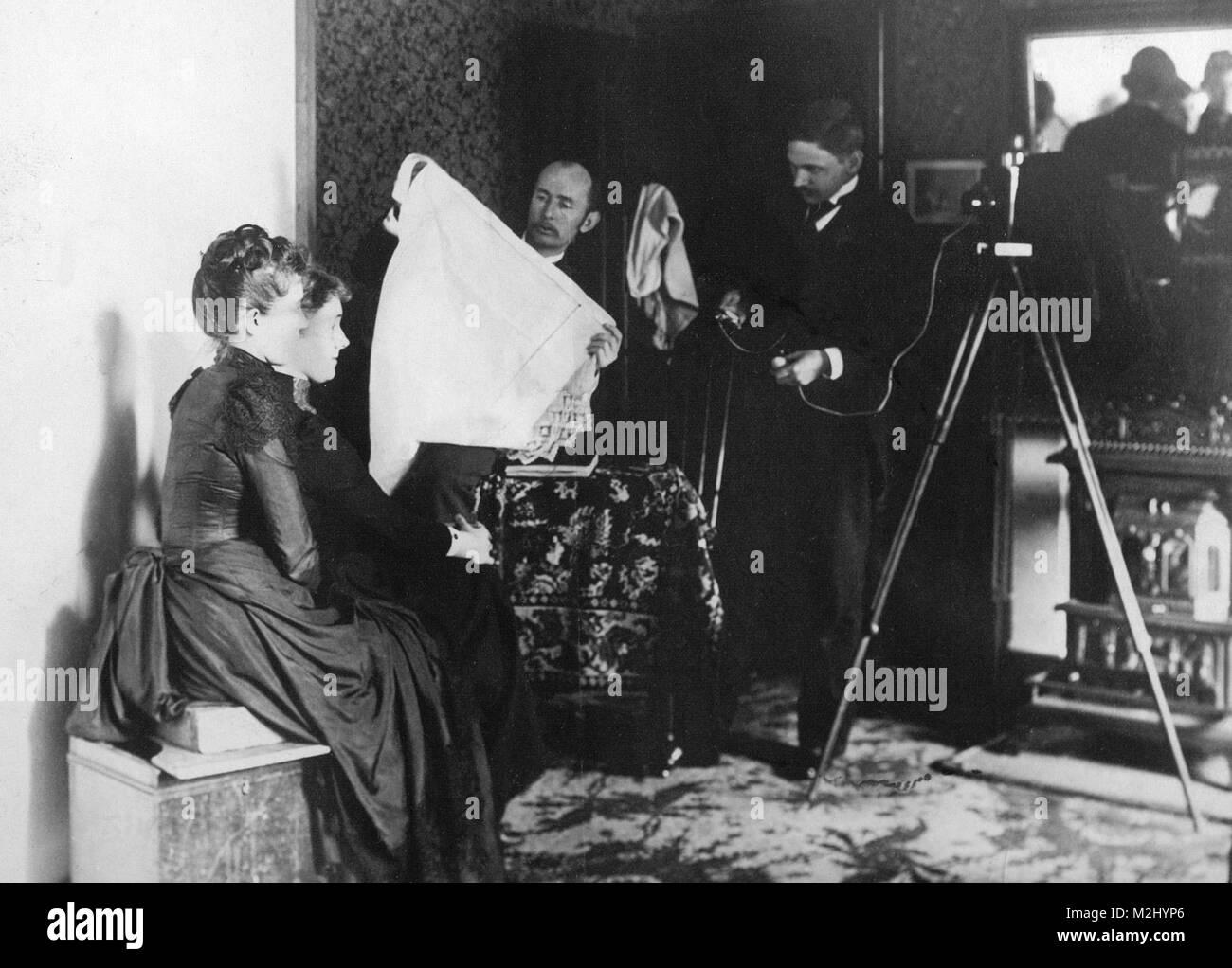 Fotografo Studio, 1890 Foto stock - Alamy