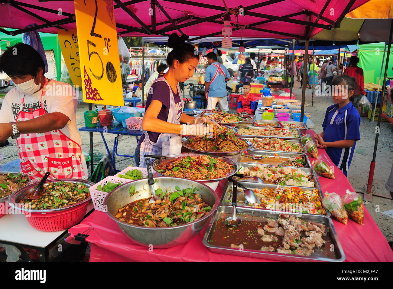 Bang Saray mercato della Thailandia Foto Stock