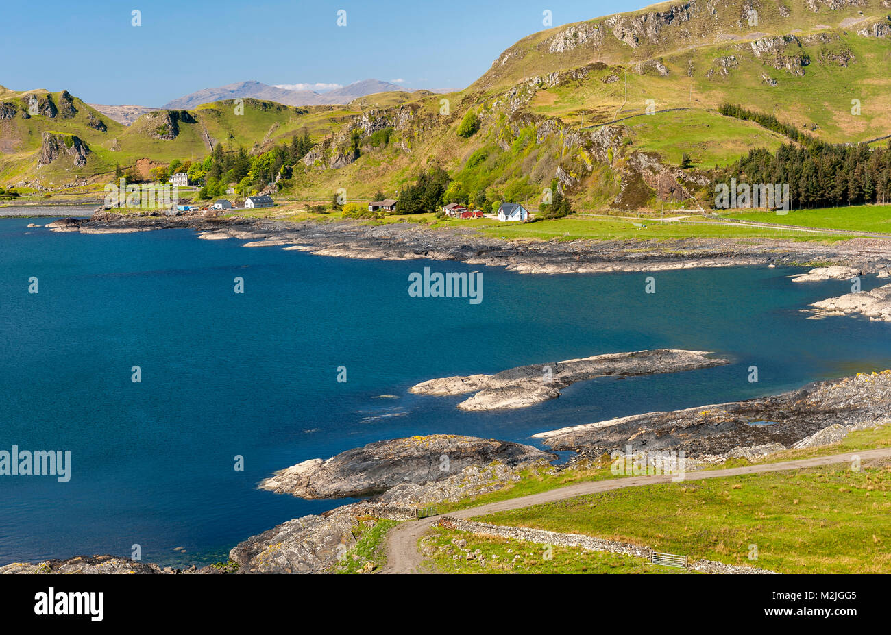 Le rive di Seil Isola Foto Stock