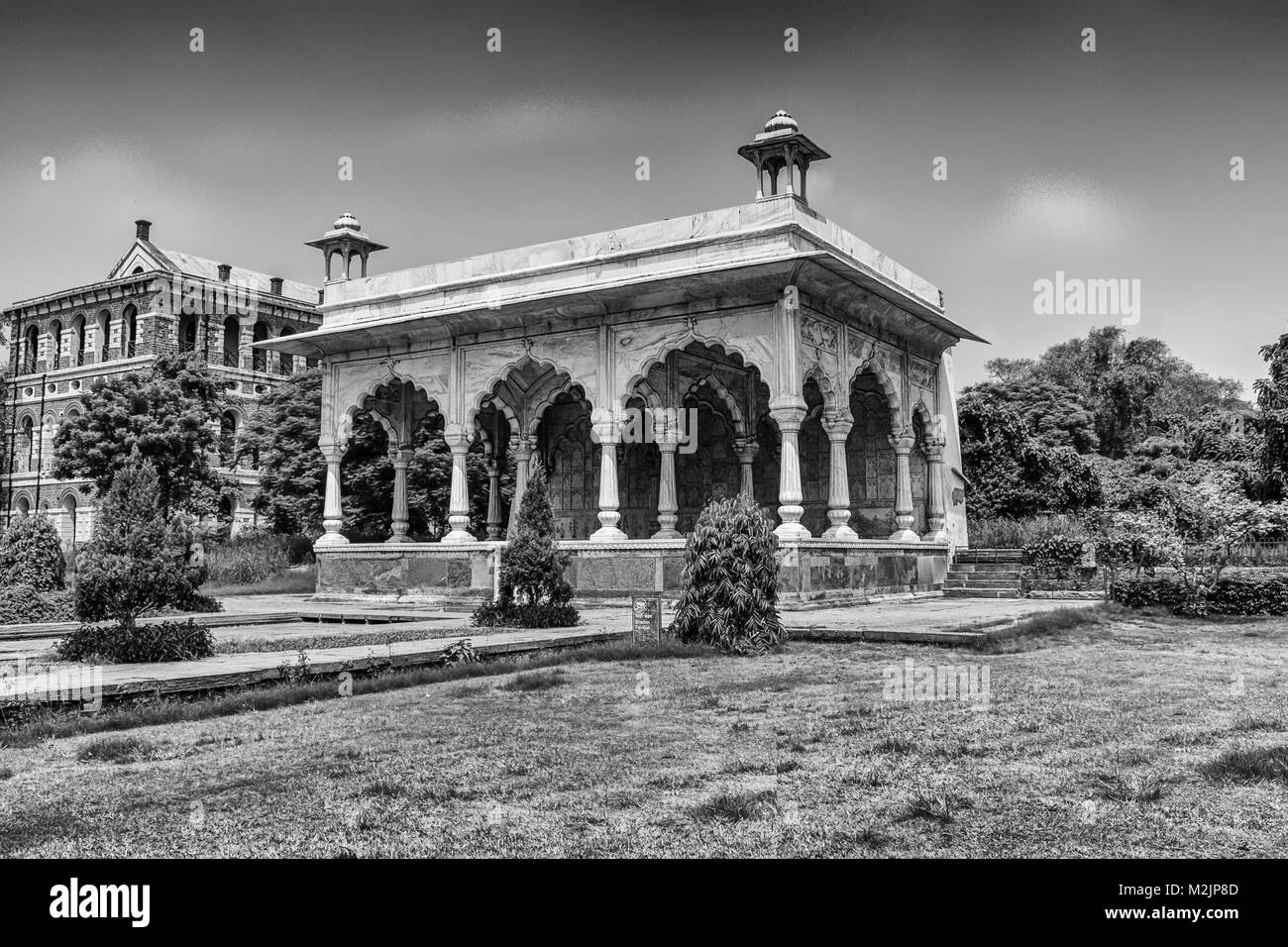 New Delhi, India-September 14,2014-una vista di Bhadon Pavillion Foto Stock