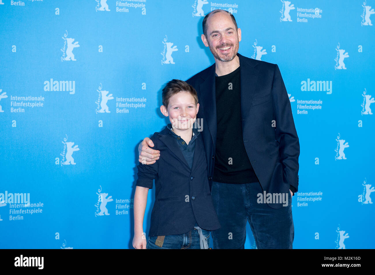 Direttore Edward Berger ha presentato il nuovo film 'Jack' in Berlinale con gli attori Ivo Pietzcker e Luise Heyer. Foto Stock