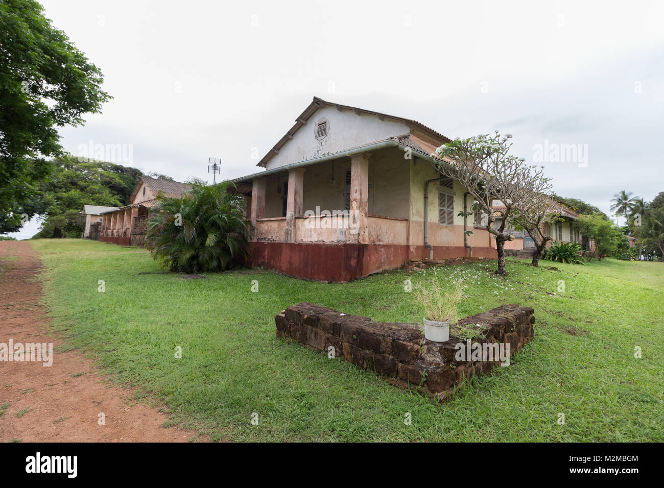 Il supervisore Residences a Ile Royale, salvezza's Islands, Guiana francese. Foto Stock