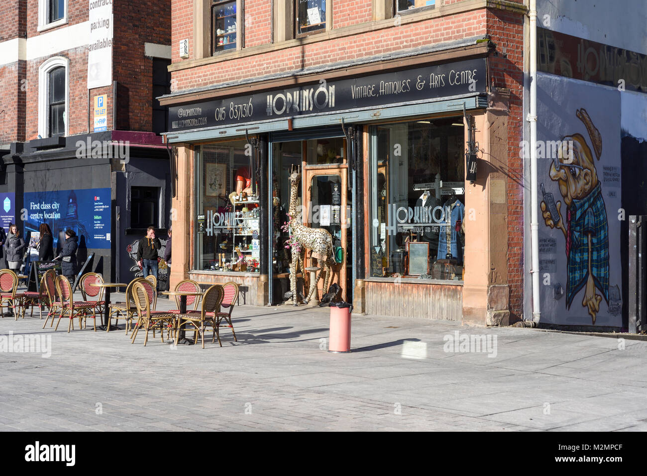 Hopkinson, Vintage Antiquariato & Arts Center di Nottingham, UK. Foto Stock