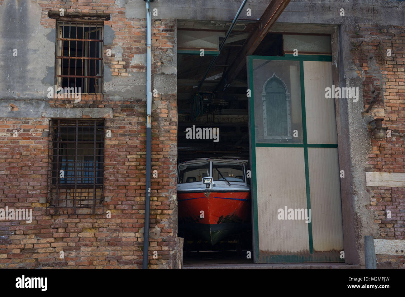 Venezia, Italia. Cannareggio, cantiere navale. Foto Stock