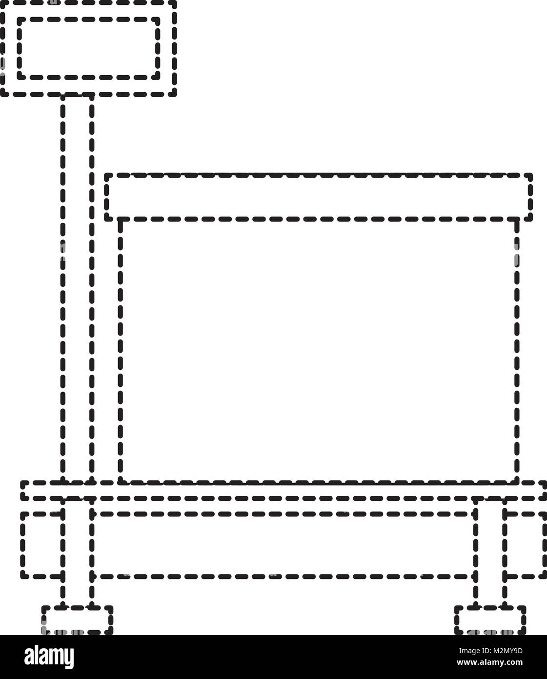Servizio di consegna in scala con box Illustrazione Vettoriale