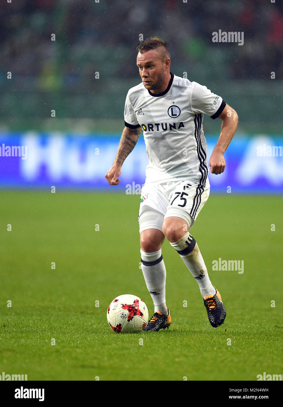 17 settembre 2017 - Varsavia, Polonia: Polacco Extra League Football Match Legia Warszawa - Cracovia Cracovia o/p Foto Stock