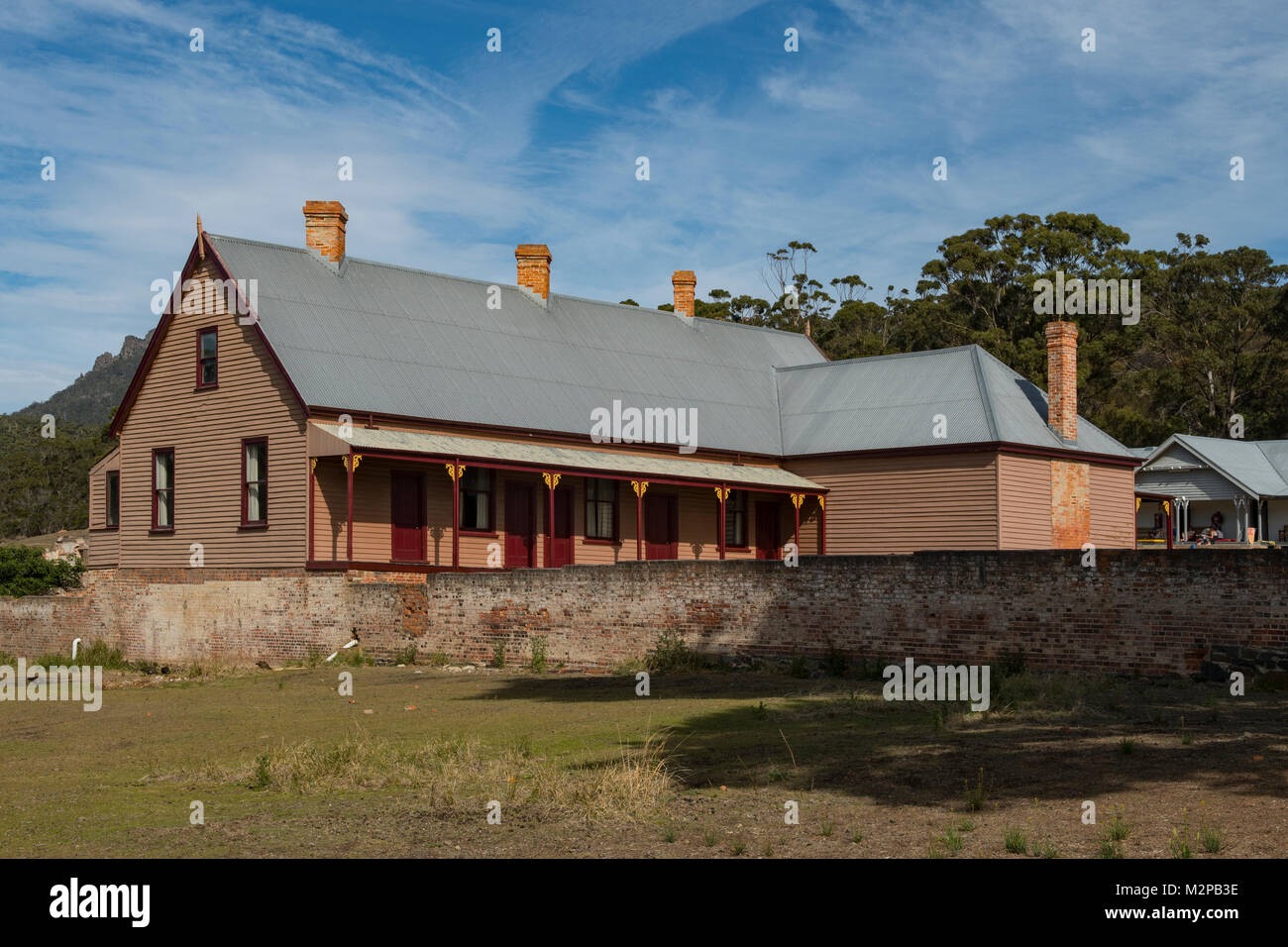 Caffè Palace Museum, Darlington, Maria Island, Tasmania, Australia Foto Stock