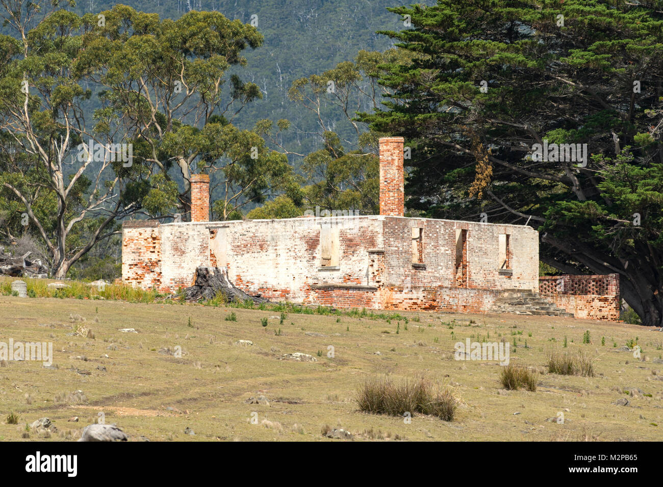 Bernachi's Residence, Darlington, Maria Island, Tasmania, Australia Foto Stock