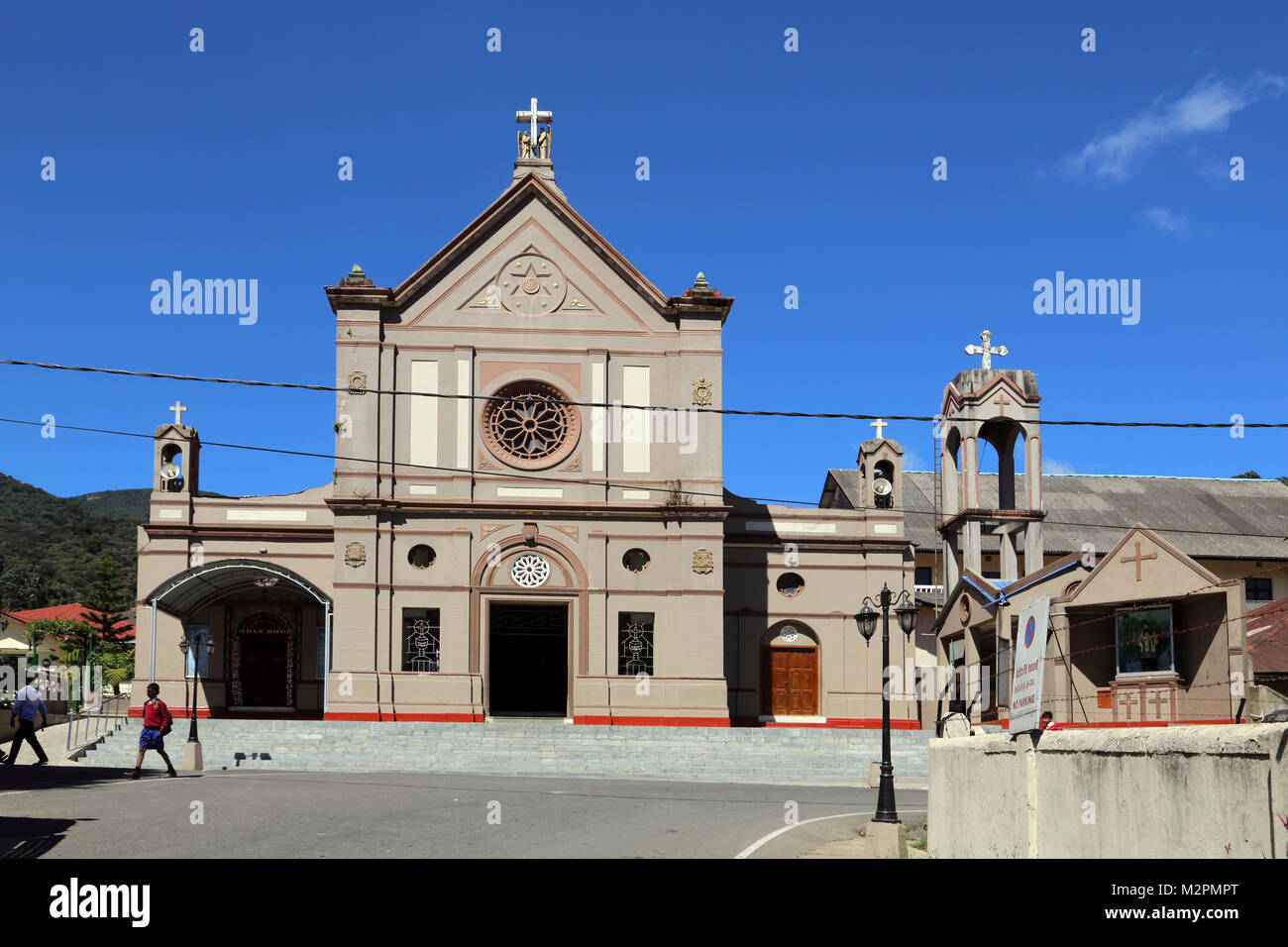 San Francesco Saverio la Chiesa e i religiosi Articolo Shop Nuwara Eliya Hill Country provincia centrale dello Sri Lanka Foto Stock