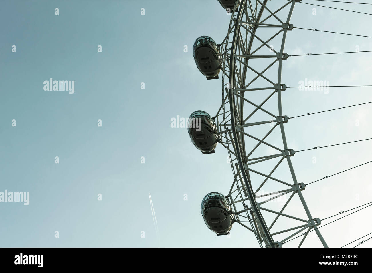 London Eye - Dettaglio, close-up, sfondo, Gran Bretagna, Inghilterra, Londra, Foto Stock