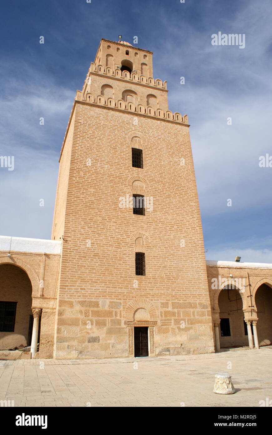 La grande moschea di Kairouan, Kairouan, Tunisia Foto Stock