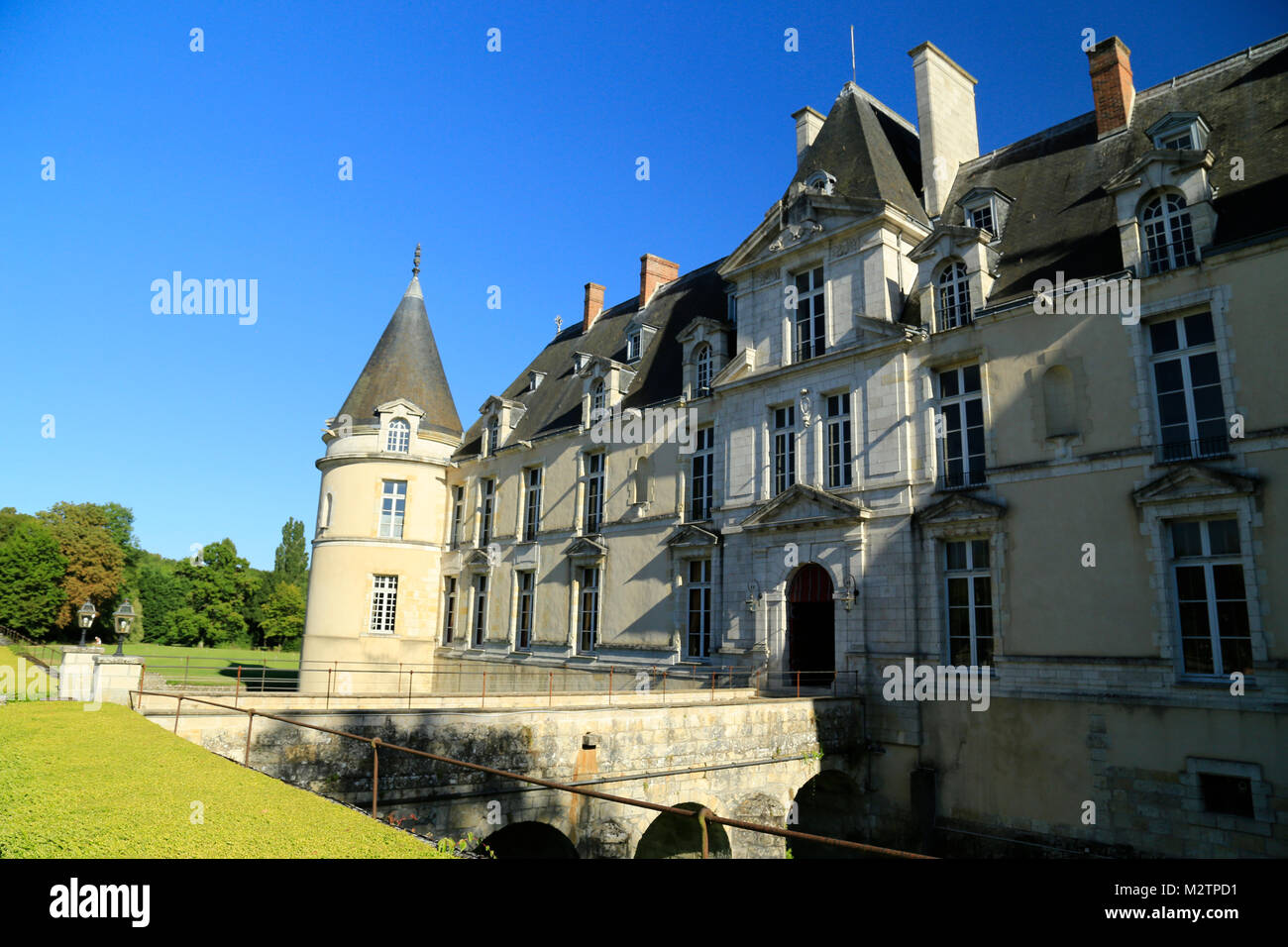 Chateau d'Augerville, hotel Spa and Golf Club, vicino a Fontainebleau, Francia. Foto Stock