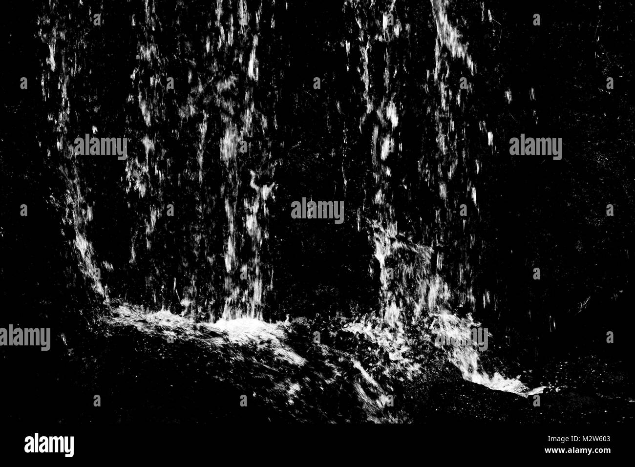 Le isole Faerøer, cascata, dettaglio Foto Stock