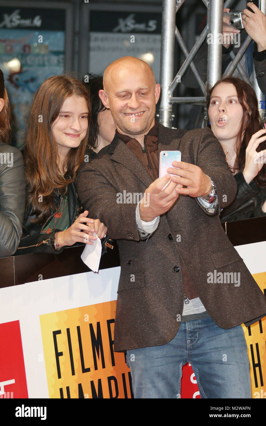 Juergen Vogel, Premiere des film "Hin und Weg' auf dem Filmfest Hamburg' im Cinemaxx Dammtor, Amburgo, 26,09,2014 Foto Stock