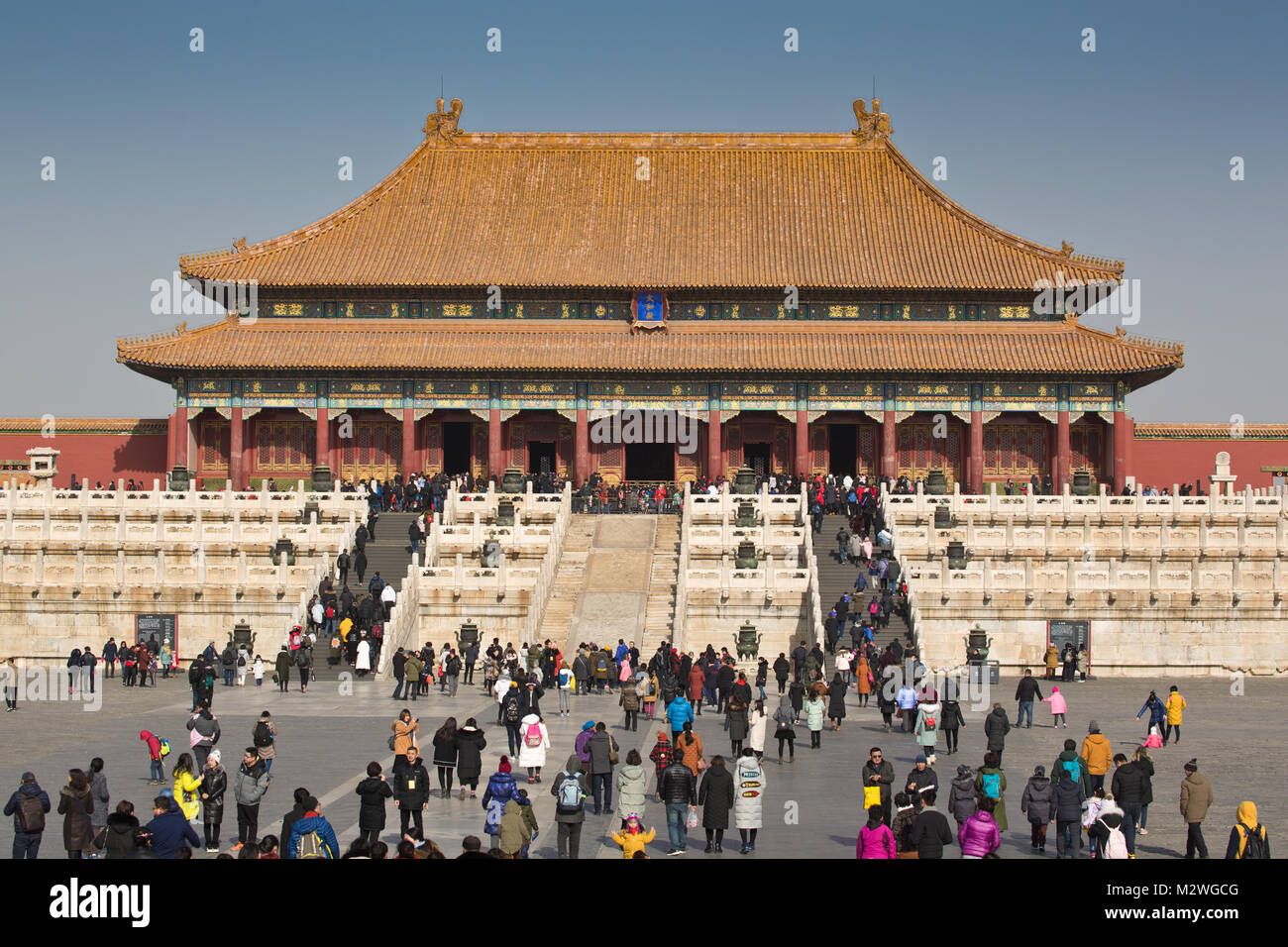 La Città Proibita di Pechino CINA Foto Stock