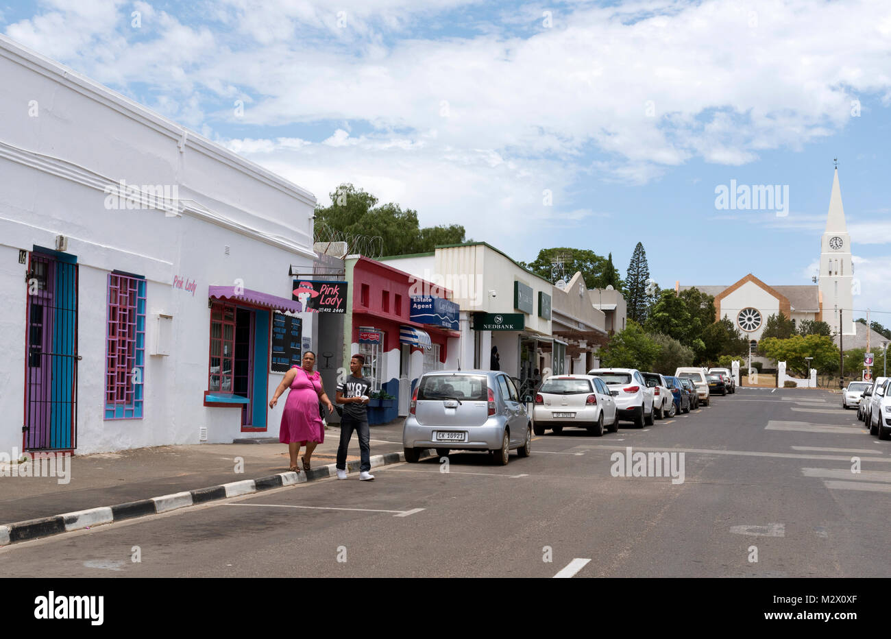 La NG Kerk en Yzerfontein chiesa nel centro di Darling nella Western Cape regione del Sud Africa Foto Stock