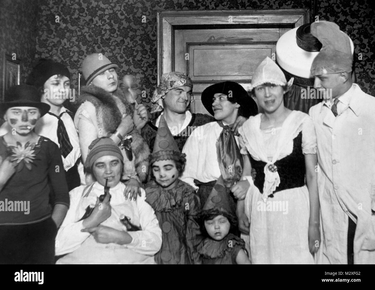 Festa in costume in Germania, ca. 1935. Foto Stock